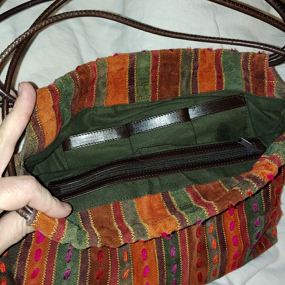 Sigrid Olsen suede leather purse. - Picture 2 of 6